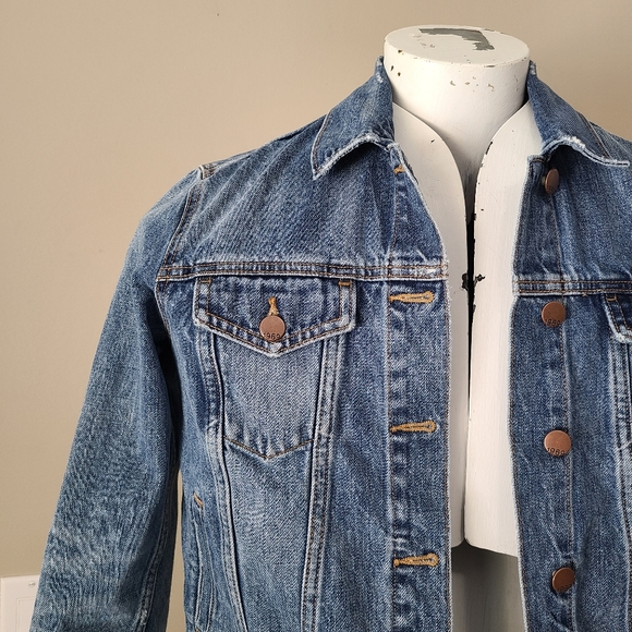 GAP 1969 | Denim Cropped Buttonup Jacket - Picture 3 of 7